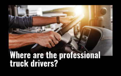 Where are the professional truck drivers?