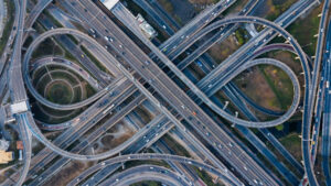 overpass aerial picture